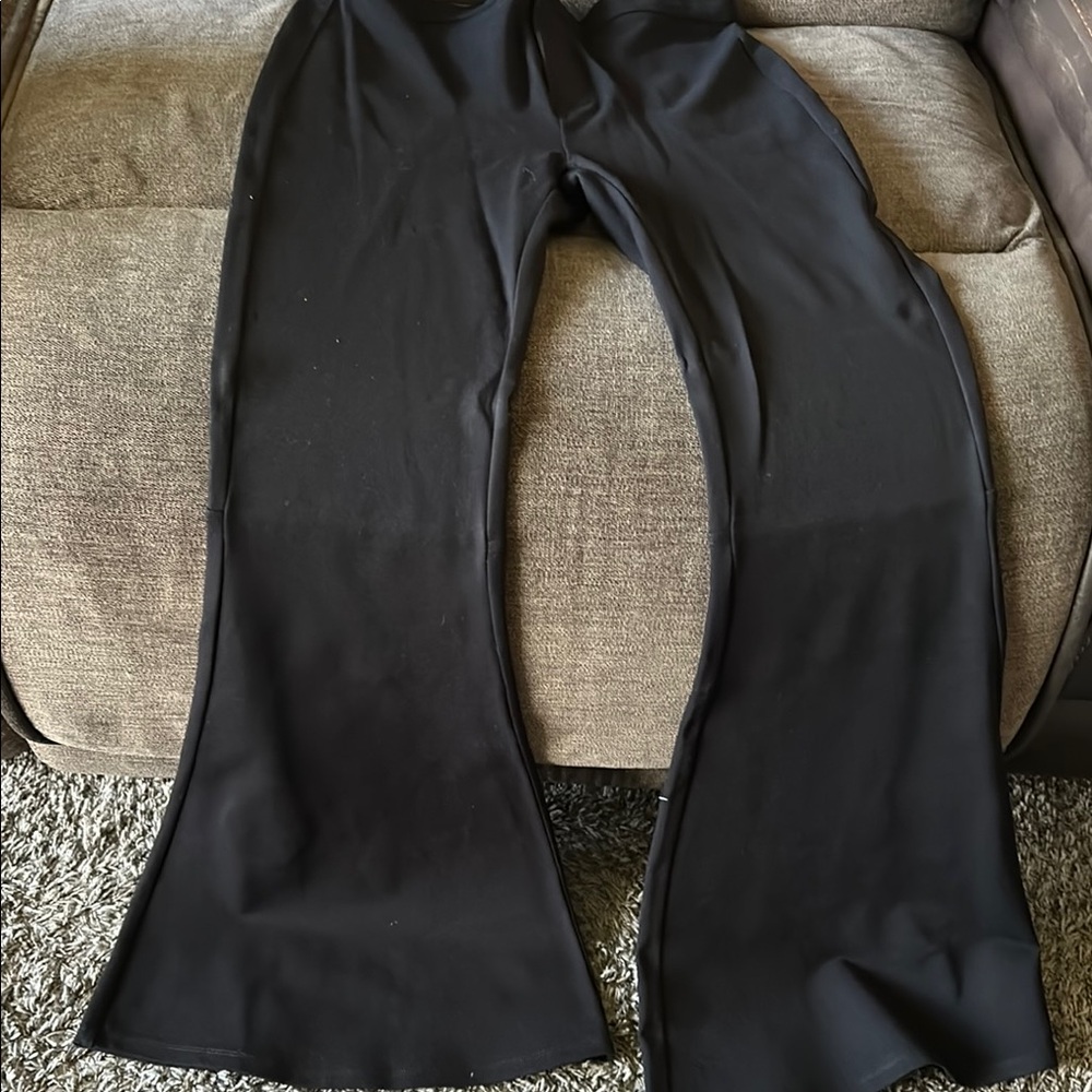 Black Flared Pants